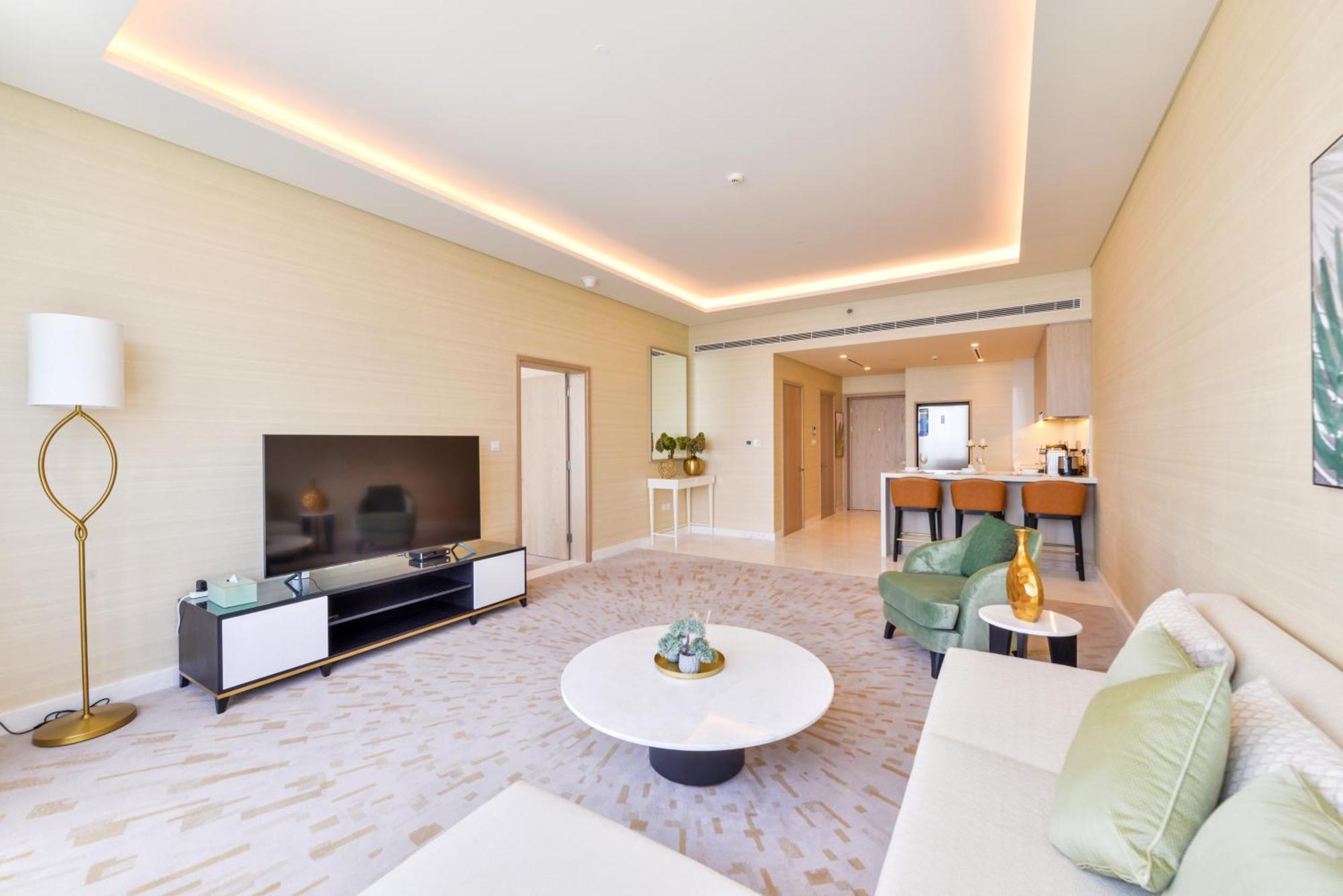 Ultra Luxury Palm Tower With Shared Hotel Facilities Dubai Exteriör bild