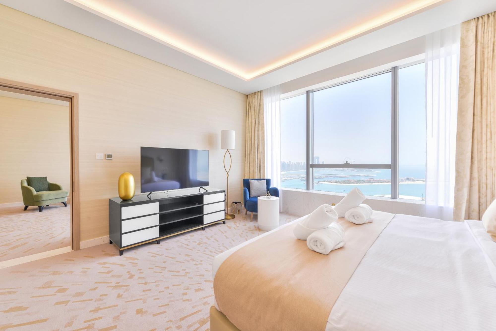 Ultra Luxury Palm Tower With Shared Hotel Facilities Dubai Exteriör bild