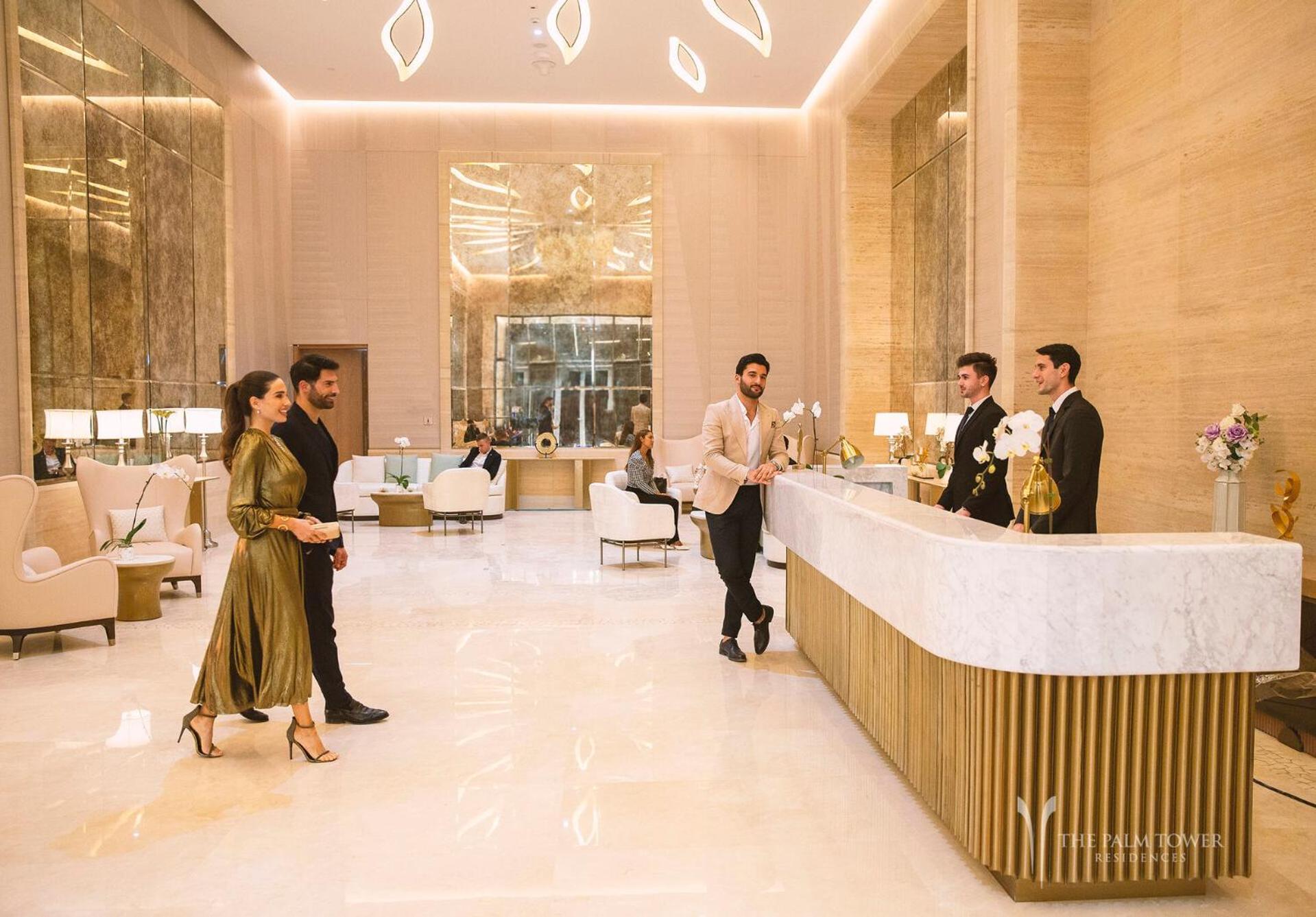 Ultra Luxury Palm Tower With Shared Hotel Facilities Dubai Exteriör bild
